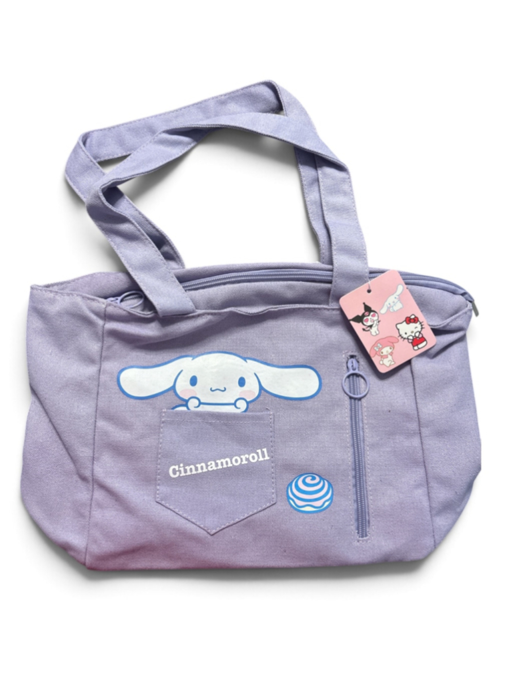 Sanrio Cinnamoroll Tote Bag Purple White